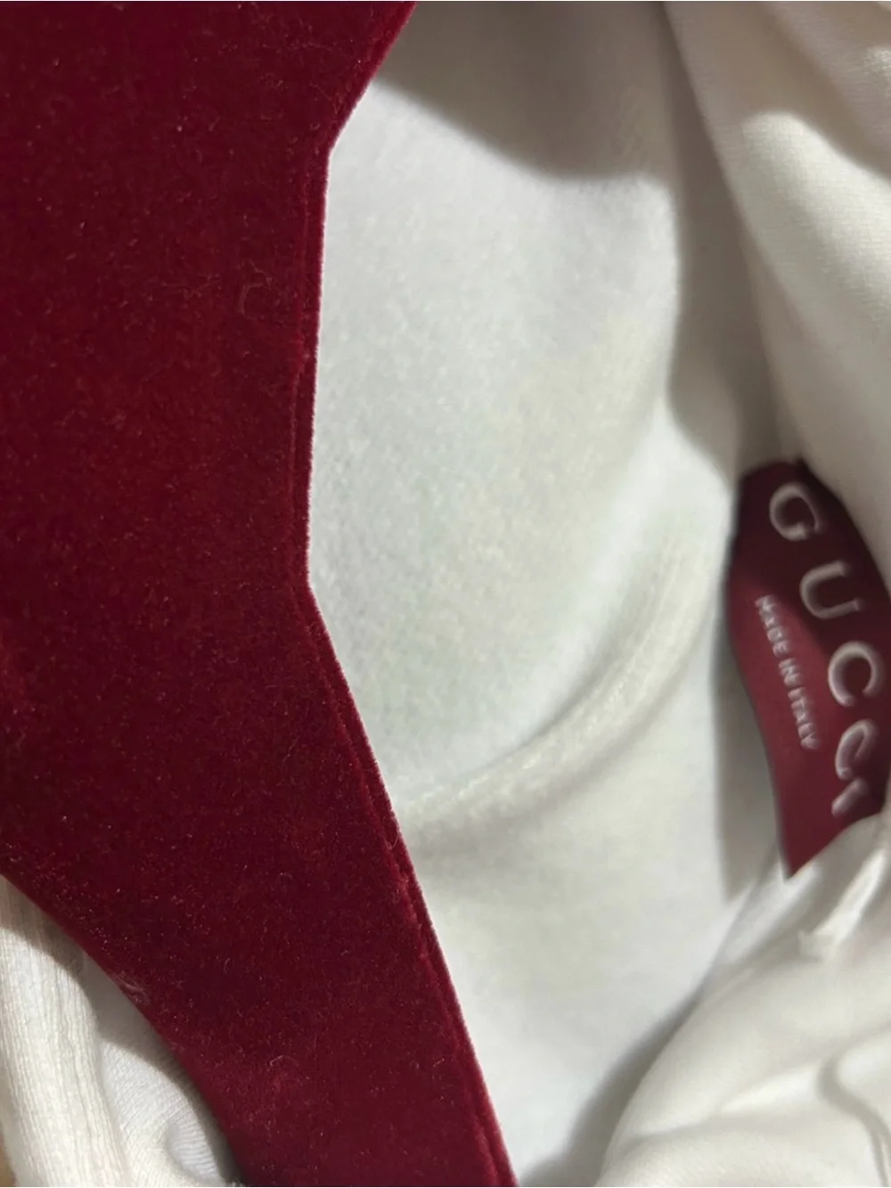 Men’s Gucci embroidered cotton hoodie, size XXL made in Italy